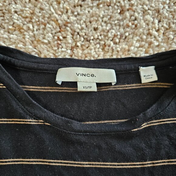 Vince Striped Long Sleeve Top - size XS - Picture 3 of 7